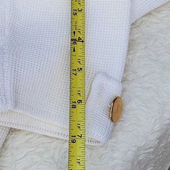 Leroy cream‎ Vintage cardigan M - Picture 8 of 9